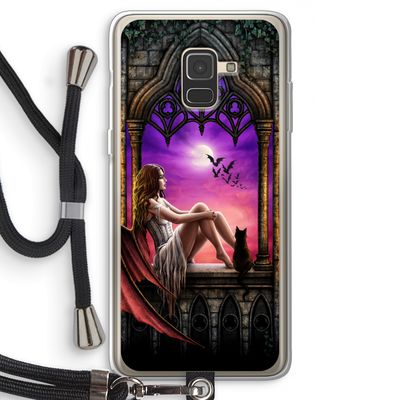 Kinderen van de nacht: Samsung Galaxy A8 (2018) Transparant Hoesje met koord