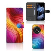 Book Case voor OnePlus 13 Regenboog