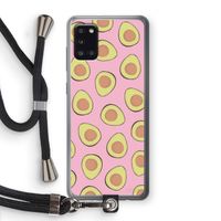 Dancing avocados: Samsung Galaxy A31 Transparant Hoesje met koord