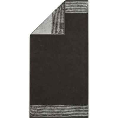 Cawö Cawö Two-Tone Handdoek 50x100 basalt