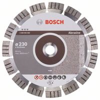 Bosch Accessoires Diamantdoorslijpschijf Best for Abrasive 230 x 22,23 x 2,4 x 15 mm 1st - 2608602683