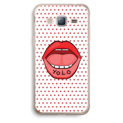 Yolo Denise: Samsung Galaxy J3 (2016) Transparant Hoesje