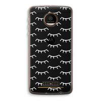 Wimpers: Motorola Moto Z Force Transparant Hoesje Wimpers: Motorola Moto Z Force Transparant Hoesje