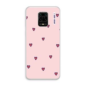 Hartjes: Xiaomi Redmi Note 10 Lite Transparant Hoesje