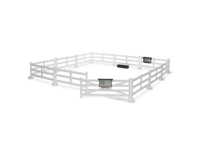Bruder paarden afrastering wit