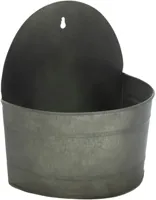 Muurhanger zink l22b14h24 vntg grn