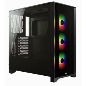 Corsair iCUE 4000X RGB Midi-tower PC-behuizing Zwart