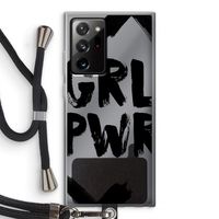 Girl Power #2: Samsung Galaxy Note 20 Ultra / Note 20 Ultra 5G Transparant Hoesje met koord Girl Power #2: Samsung Galaxy Note 20 Ultra / Note 20 Ultra 5G Transparant Hoesje met koord