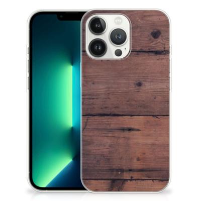iPhone 13 Pro Max | Bumper Hoesje | Old Wood