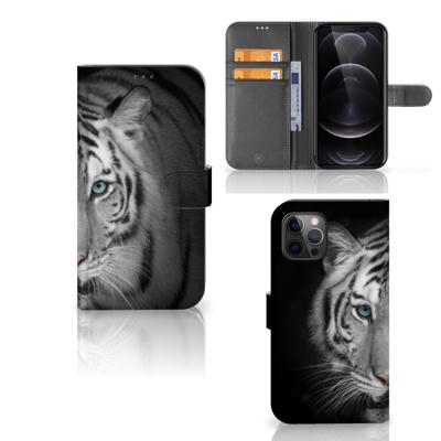 Apple iPhone 12 Pro Max | Telefoonhoesje | Met pasjeshouder | Tijger