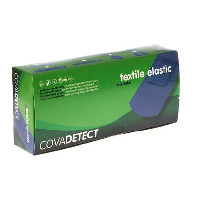 Cova Detectiepleister Blauw 2x12cm Text100 20120t