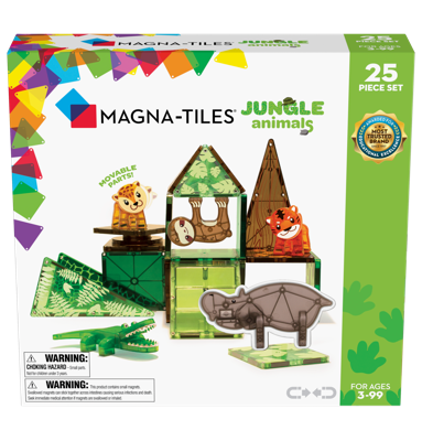 MagnaTiles jungle animals 25 delig