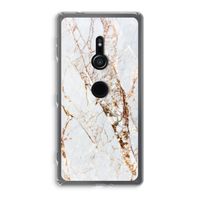 Goud marmer: Sony Xperia XZ2 Transparant Hoesje