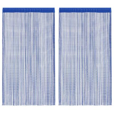 VidaXL Draadgordijnen 140x250 cm blauw 2 st