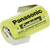 Panasonic Sub-C ZLF Speciale oplaadbare batterij Sub-C Z-soldeerlip NiCd 1.2 V 1700 mAh - thumbnail