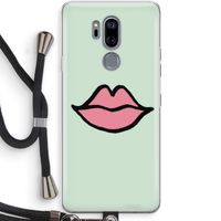 Kusje: LG G7 Thinq Transparant Hoesje met koord
