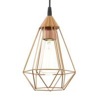 Eglo HanglampTarbes 17cm koper - 94193