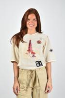 Isabel Marant t-shirt Nisrine TS0334FA-D2N01I ecru