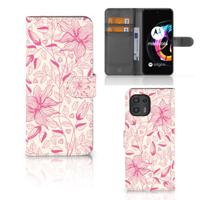 Motorola Edge 20 Lite Hoesje Pink Flowers