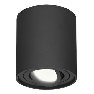 Dimbare LED Opbouwspot/plafondspot Ray Zwart 5W 4000K IP20 kantelbaar