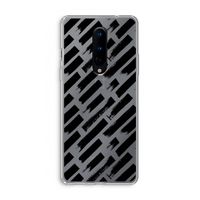 Zwarte vegen: OnePlus 8 Transparant Hoesje