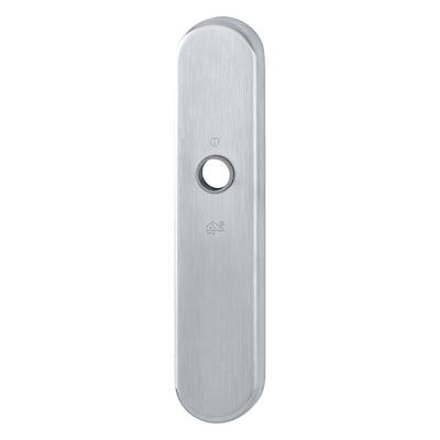 Hoppe veiligheidsschild ovaal buitenzijde E3331 - blind - RVS