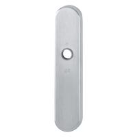 Hoppe veiligheidsschild ovaal buitenzijde E3331 - blind - RVS