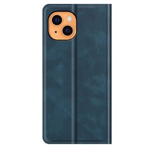 Casecentive Magnetische Leren Wallet case iPhone 13 Mini blauw - 8720153794268