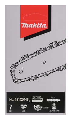 Makita Accessoires Zaagketting TXL80 450mm - 191X04-8 - 191X04-8
