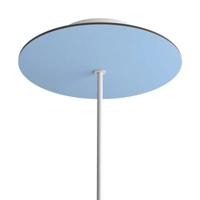 Ronde plafondkap lichtblauw minimalistisch 200mm 1 uitgang