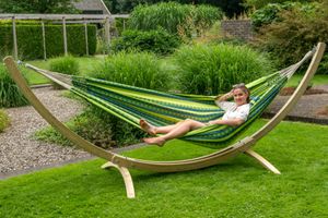 Hangmatset 2 Persoons Wood & Premium Lemon - Colombiaanse - Groen - 180 kg - Tropilex