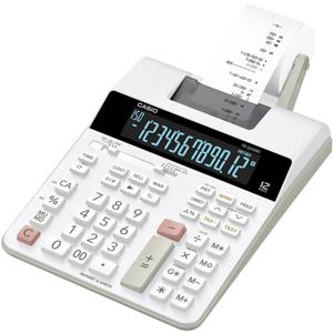 Casio FR-2650RC Bureaurekenmachine met printer Wit Aantal displayposities: 12 werkt op het lichtnet (b x h x d) 195 x 65 x 313 mm