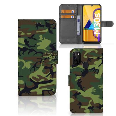 Samsung Galaxy M21 | M30s | Telefoon Hoesje | Army Dark
