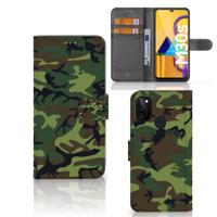 Samsung Galaxy M21 | M30s | Telefoon Hoesje | Army Dark
