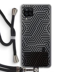 Magic pattern: Samsung Galaxy A12 Transparant Hoesje met koord