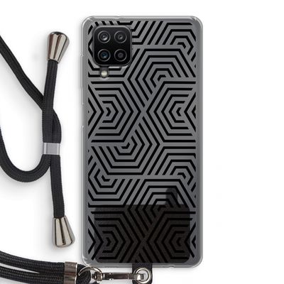 Magic pattern: Samsung Galaxy A12 Transparant Hoesje met koord