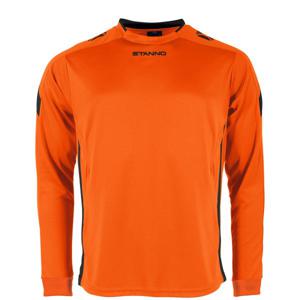 Stanno 411003K Drive Match Shirt LS Kids - Orange-Black - 128