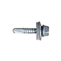Schroefdoos CELO 7301 Verzinken Ø 6,3 x 50 mm Met sluitring Zeshoekig Boor (250 Stuks)