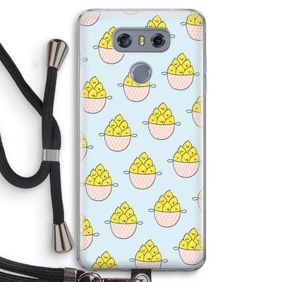 Citroenen: LG G6 Transparant Hoesje met koord