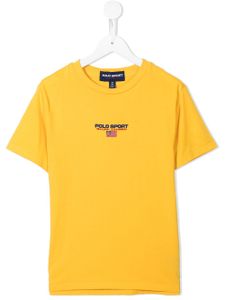 Ralph Lauren Kids t-shirt à logo imprimé - Jaune