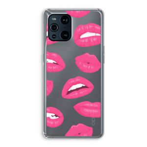 Bite my lip: Oppo Find X3 Pro Transparant Hoesje