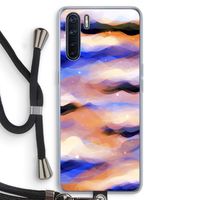 Donkere Wolken: Oppo A91 Transparant Hoesje met koord
