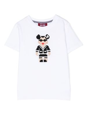 Mostly Heard Rarely Seen 8-Bit t-shirt mini à logo imprimé - Blanc