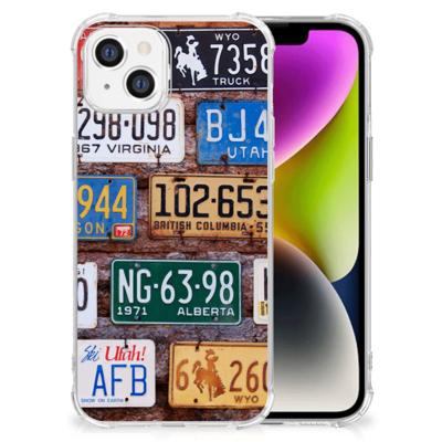 iPhone 14 Anti-shock Hoesje met foto Kentekenplaten iPhone 14 Anti-shock Hoesje met foto Kentekenplaten