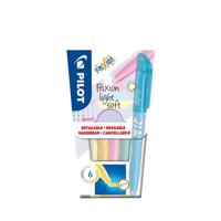 Markeerstift pilot frixion soft pastel 6st assorti
