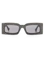 Gucci Eyewear lunettes de soleil rectangulaires Gene - Noir - thumbnail