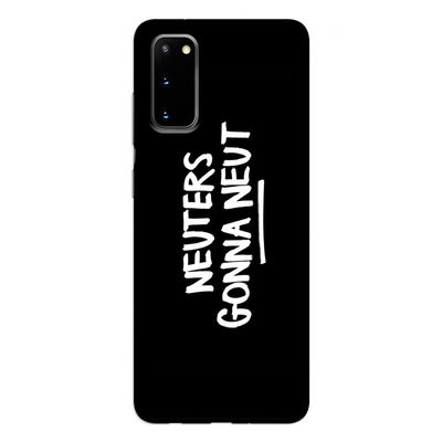 Neuters (zwart): Samsung Galaxy S20 Tough Case