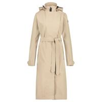 AGU Trench Coat Long Regenjas Urban Outdoor Dames - Cement - XXL - Waterdicht