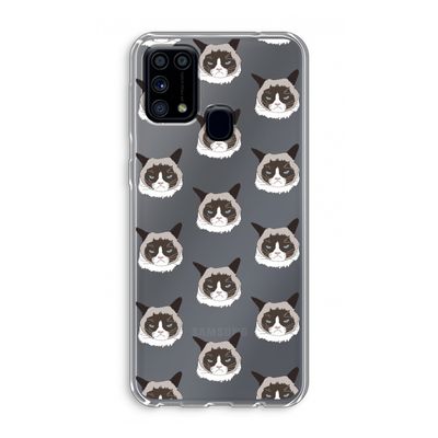 It's a Purrr Case: Samsung Galaxy M31 Transparant Hoesje