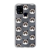 It's a Purrr Case: Samsung Galaxy M31 Transparant Hoesje